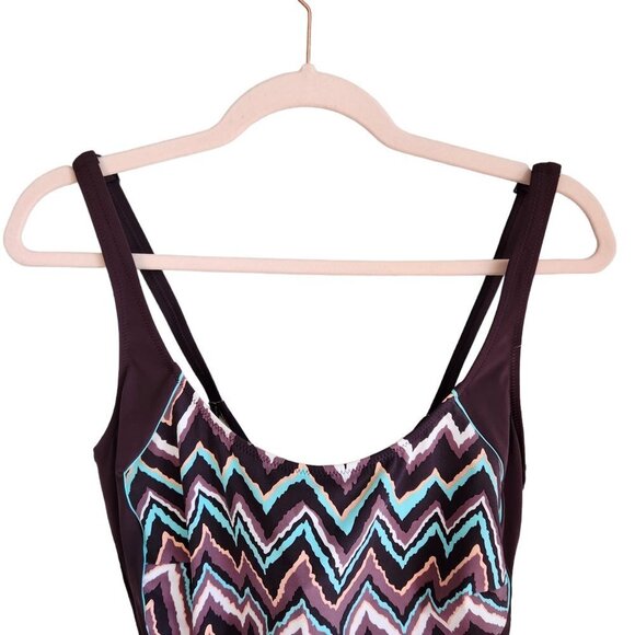 Anita Active Swimsuit Brown 14 F Cup Women's One Piece Bathing Suit Zelda - Picture 2 of 10